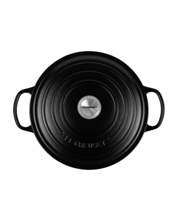 Le Creuset Signature brytfanna okragla 28 cm czarna nr 1