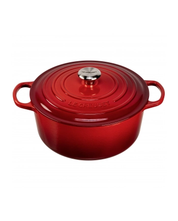 Le Creuset Signature brytfanna okragla 28 cm wisniowa nr 2
