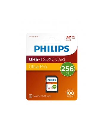 Philips SDXC Card          256GB Class 10 UHS-I U3 V30 A1 nr 1