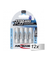 12x4 Ansmann akumulator 2700 Mignon AA 2500 mAh - nr 1