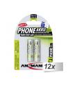 12x2 Ansmann maxE NiMH akumulat. Mignon AA 800 mAh D-ECT Phone - nr 1