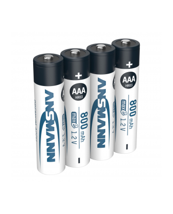 12x4 Ansmann maxE NiMH akumulat. Micro AAA 800 mAh
