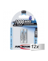 12x2 Ansmann NiMH akumulat. 1000 Micro AAA 950 mAh - nr 1