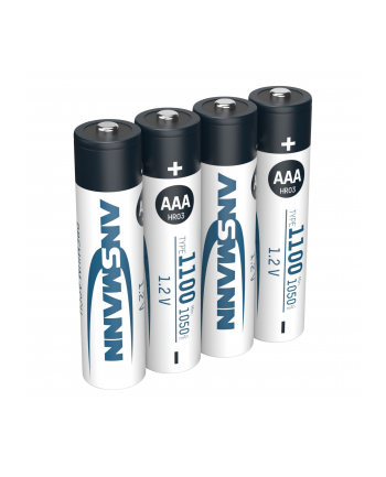 12x4 Ansmann NiMH akumulat. 1100 Micro AAA 1050 mAh