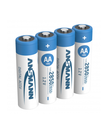12x4 Ansmann NiMH akumulat. 2850 Mignon AA 2650 mAh DIGITAL