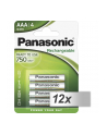 12x4 Panasonic akum. NiMH Micro AAA 750 mAh Rechargeable Evolta - nr 1