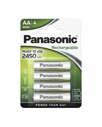 12x4 Panasonic akum. NiMH Mignon AA 2450 mAh Rechargeable Evolta