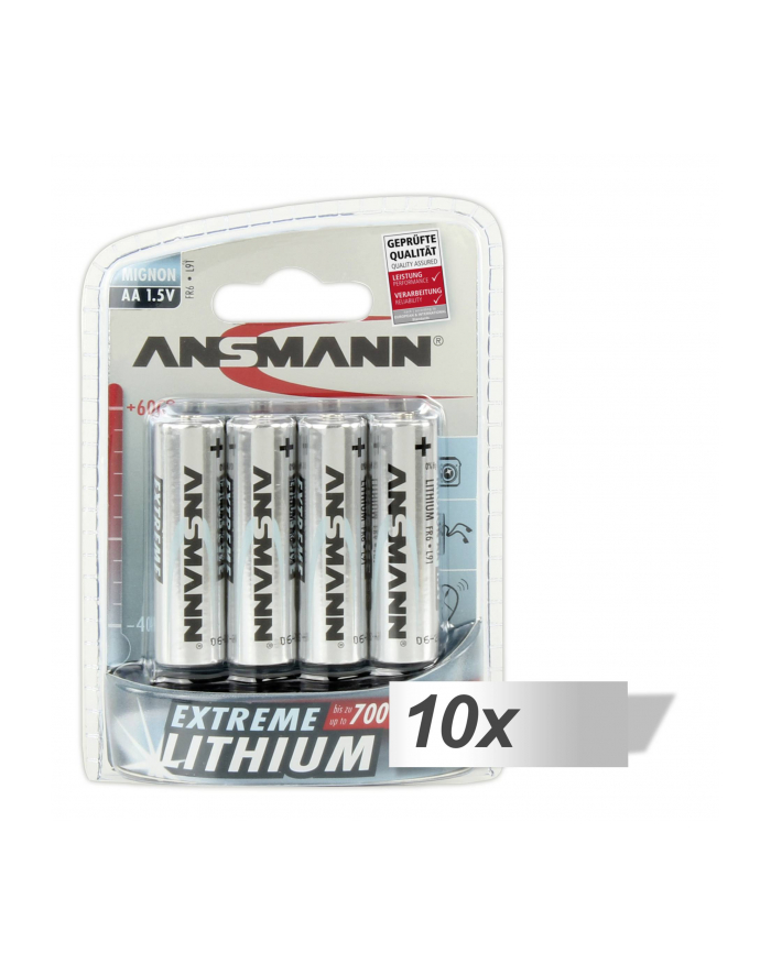 10x4 Ansmann Extreme Lithium Mignon AA LR 6 główny