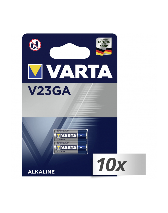 10x2 Varta electronic V 23 GA Car Alarm 12V główny