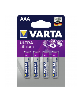 10x4 Varta Ultra Lithium Micro AAA LR 03