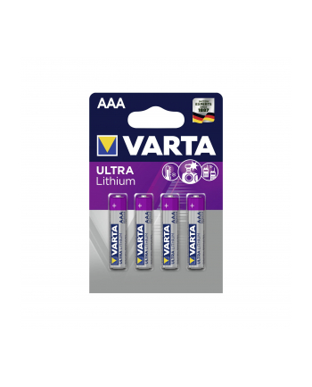 10x4 Varta Ultra Lithium Micro AAA LR 03