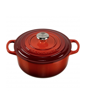 Le Creuset Signature brytfanna okragla 20 cm wisniowy