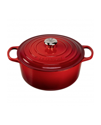 Le Creuset Signature brytfanna okragla 28 cm wisniowa