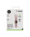 Belkin DuraTek Plus Lightning / USB-C, 1,2m, pink, cert. MFI - nr 1