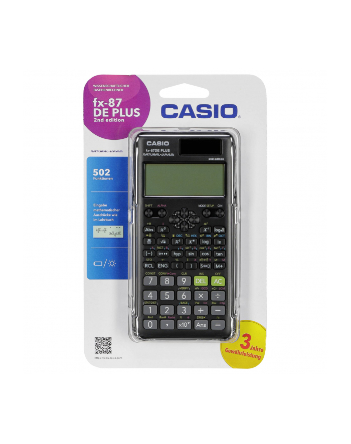 Casio FX-87D-E Plus 2nd Edition główny