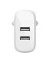 Belkin Dual USB-A ladowarka, 24W z kablem Lightning 1m, bialy - nr 4