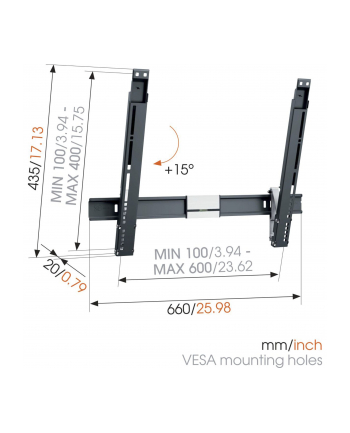 Vogels THIN 515 uchylny uchwyt do telewizora 40-65  ExtraThin