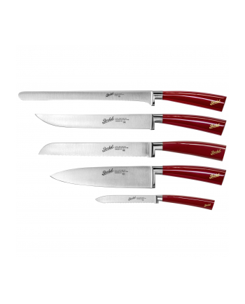 Berkel Elegance Red Chef knife set 5-pcs.