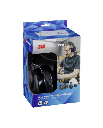 3M Peltor WorkTunes Pro nauszn. nahelmowe z radiem FM