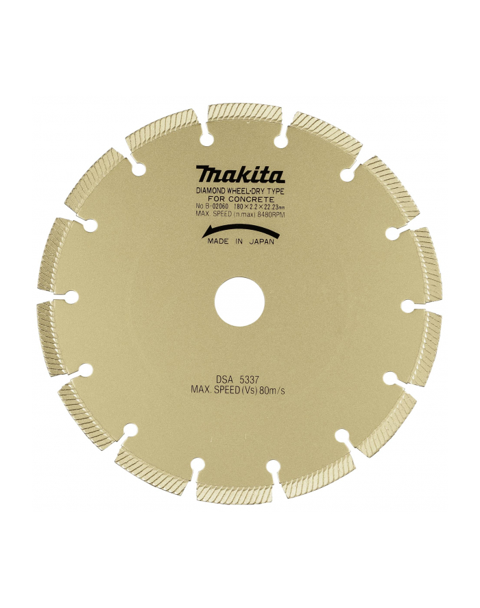 Makita B-02060 180 mm diamentowa tarcza tnaca główny