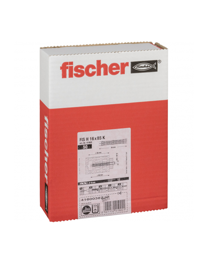 Fischer tuleja siatkowa FIS H 16x85 K  50 szt. główny