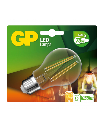 gp batteries GP Lighting Filament Classic E27 LED 8,2W (75W)806lm DIM GP079934