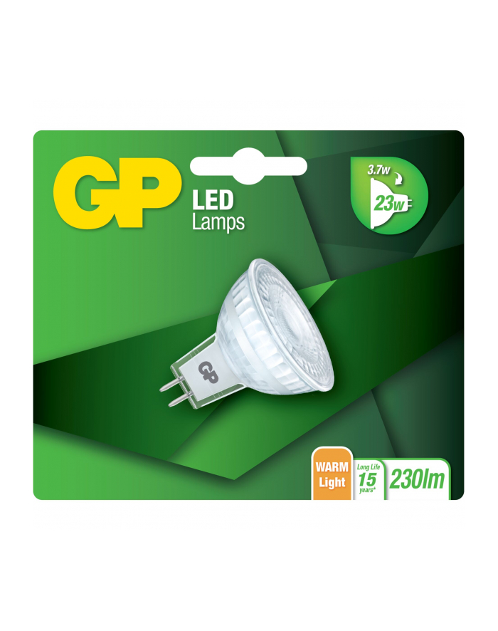 gp batteries GP Lighting LED GU5.3 MR16 refl. 3,7W (23W) 230 lm      GP 080329 główny