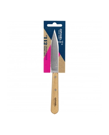 Opinel nóz do obierania nr 112 drewniana raczka kol. naturalny nr 1