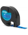 Dymo Letratag Band Plastik niebieski 12 mm x 4 m - nr 15