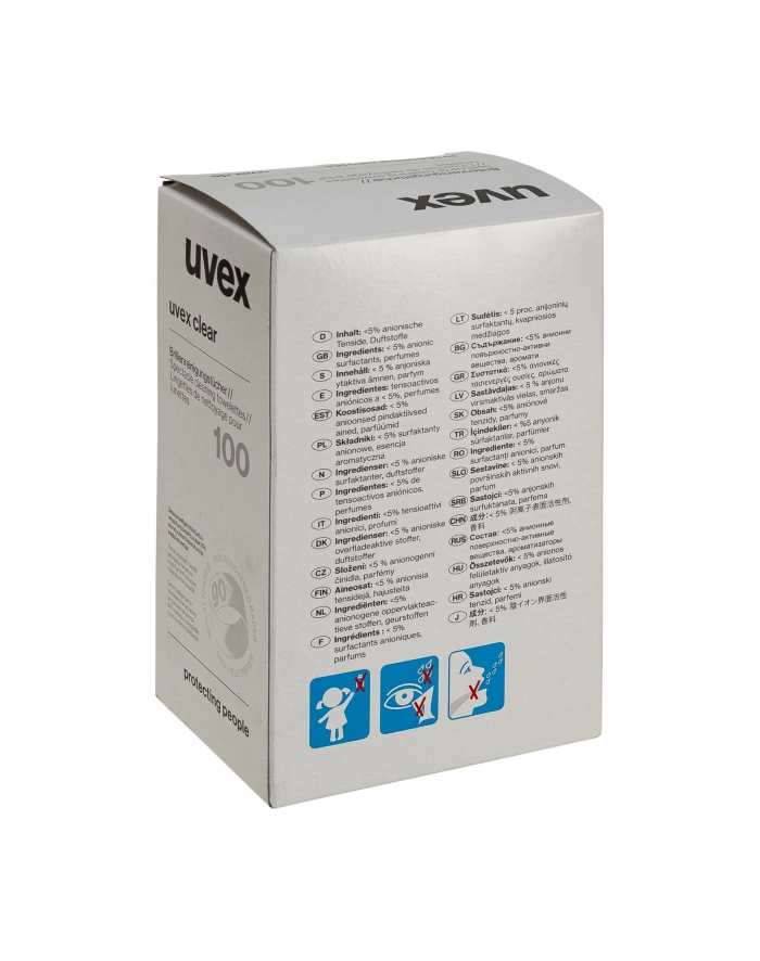 uvex lens cleaning towelettes 100 pcs. główny