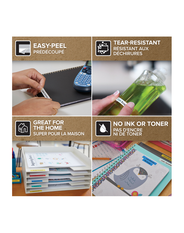 Dymo Letratag tasma metal srebrny 12 mm x 4 m główny