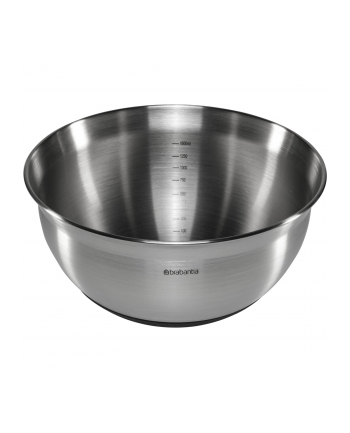 Brabantia miska kuchenna stal matowa, czarny, 1.6 L (sr 22 cm)