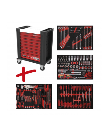 KS Tools Performanceplus Tool Trolley Set P10 180 Tools