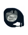 Dymo Letratag tasma metal srebrny 12 mm x 4 m - nr 10