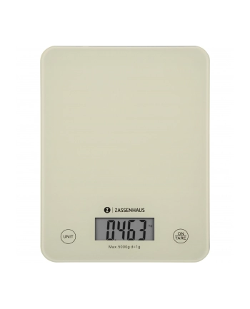Zassenhaus waga kuchenna cyfrowa Balance Cool kremowa nr 1