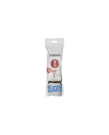 Brabantia PerfectFit worki na smieci Typ V, 3 L, 20 szt.