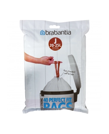 Brabantia PerfectFit worki na smieci Typ J 20-25 L, 40 szt. nr 2