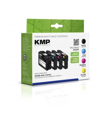 KMP E222XV multipak BK/C/M/Y kompatybilny z Epson T 3476 XL nr 2