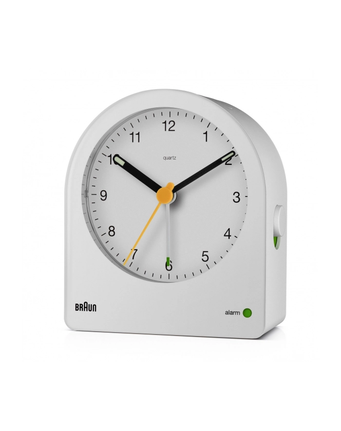 BRAUN BC22 W budzik kwarcowy bialy główny