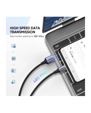 UGREEN USB-C To USB-A Cable Black 1M nr 1