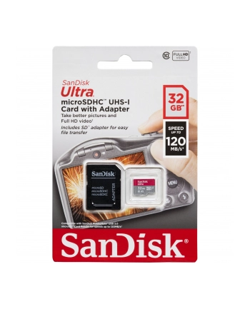 SanDisk Ultra microSDHC     32GB 140MB/s.Adapt.SDSQUA4-032G-GN6IA nr 1