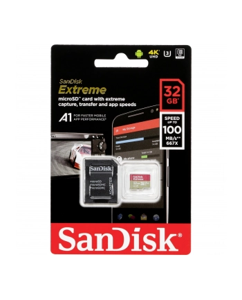 SanDisk microSDHC V30 A1    32GB Extreme 100MB SDSQXAF-032G-GN6MA nr 1