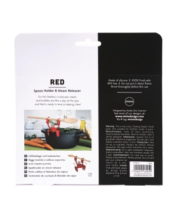 OTOTO Red Spoon Holder 'amp; Steam Releaser nr 1