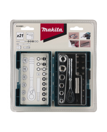 Makita B-54081 Ratchet + Bit Set