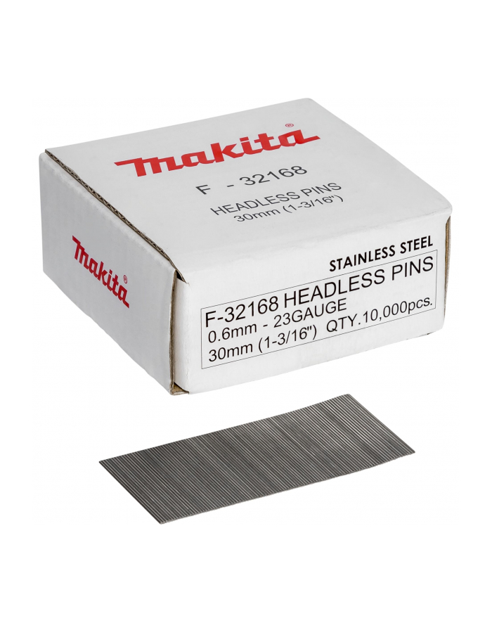 Makita Pins  0,6 x 30mm Inox F-32168  10000 pcs główny