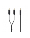 Belkin Stereo to RCA Cable    2m Y-Audio-Cable Kolor: CZARNY   F3Y116BT2M - nr 1