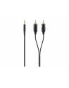 Belkin Stereo to RCA Cable    2m Y-Audio-Cable Kolor: CZARNY   F3Y116BT2M - nr 6