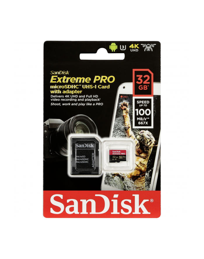 SanDisk microSDHC A1 100MB  32GB Extreme Pro   SDSQXCG-032G-GN6MA główny