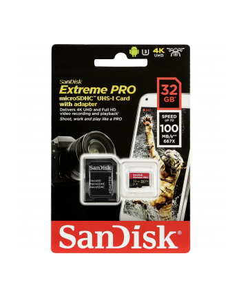 SanDisk microSDHC A1 100MB  32GB Extreme Pro   SDSQXCG-032G-GN6MA