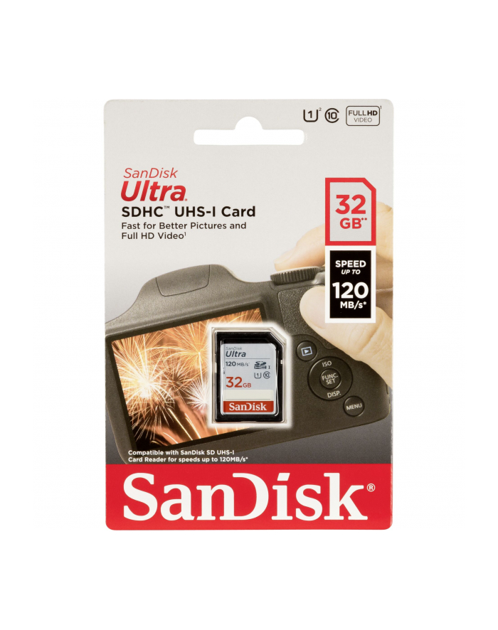 SanDisk Ultra SDHC UHS-I    32GB 120MB/s       SDSDUN4-032G-GN6IN główny